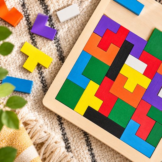 3D Wooden Early Learning Puzzle